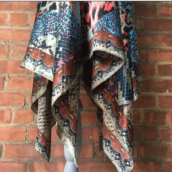 Edgy Colorful Halter Dress - Picture 5 of 8